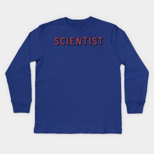 Scientist Kids Long Sleeve T-Shirt